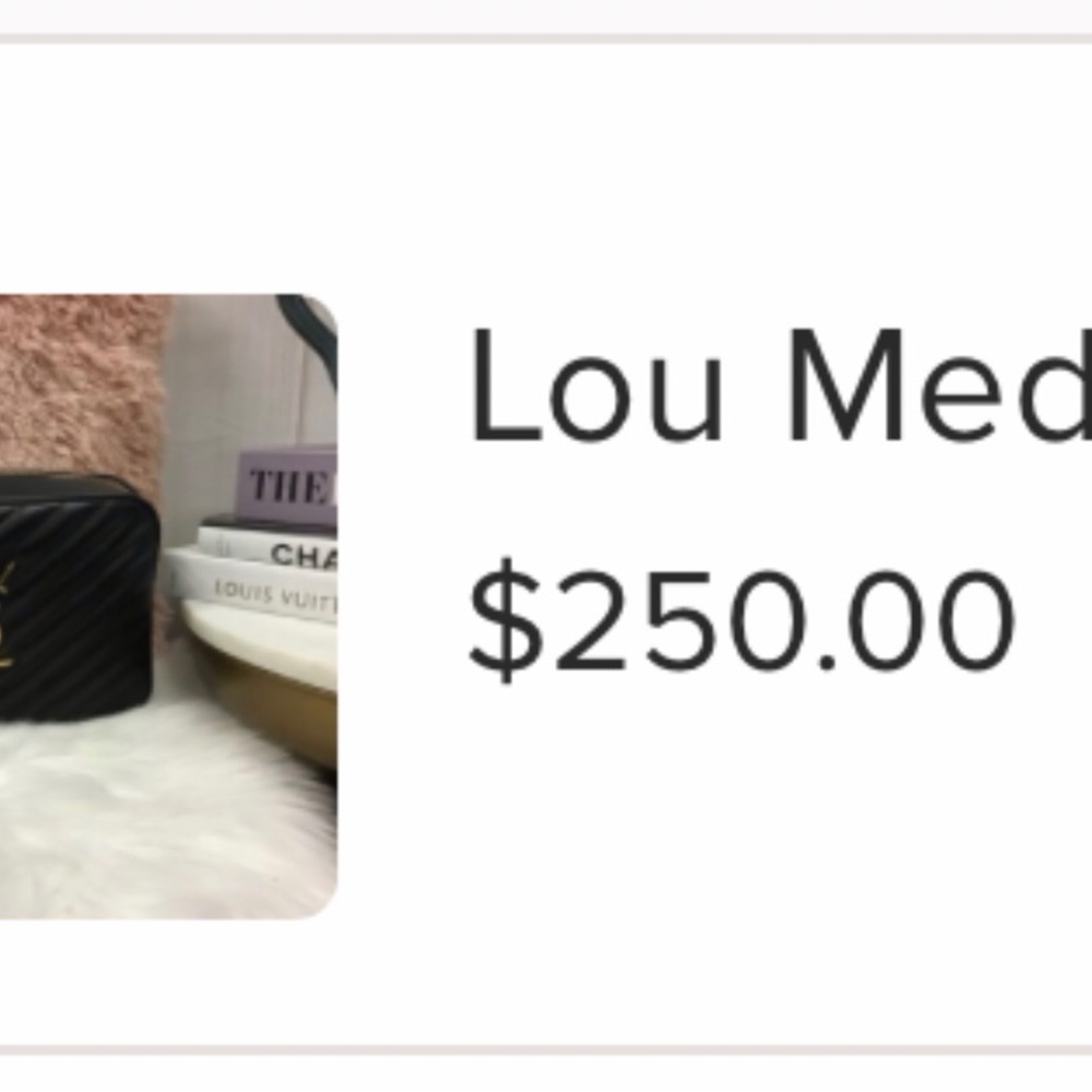 Black Lou Medium Bag